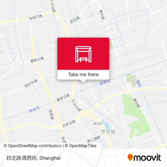 祁北路塘西街 map