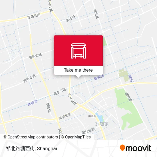 祁北路塘西街 map
