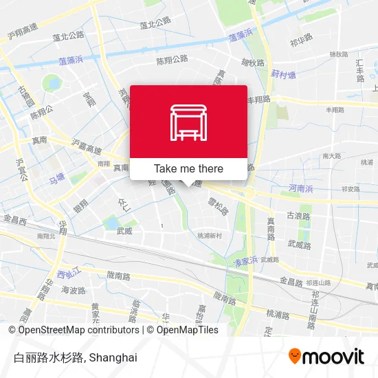 白丽路水杉路 map