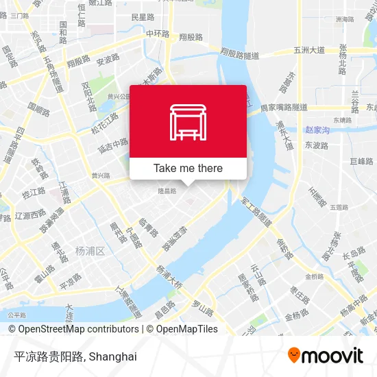 平凉路贵阳路 map