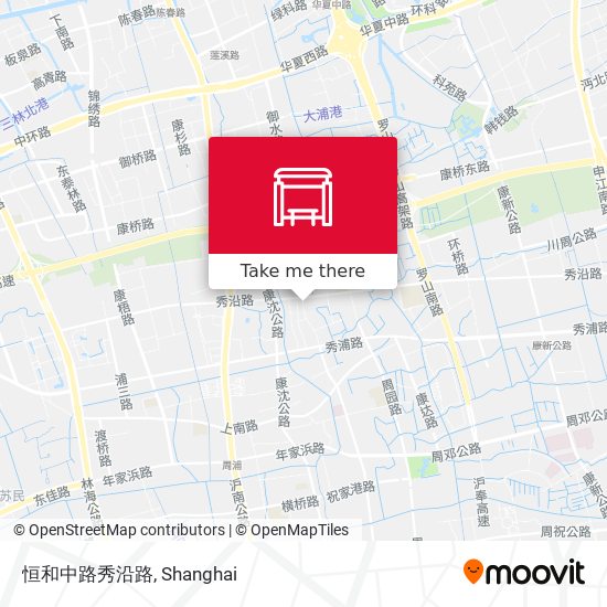 恒和中路秀沿路 map