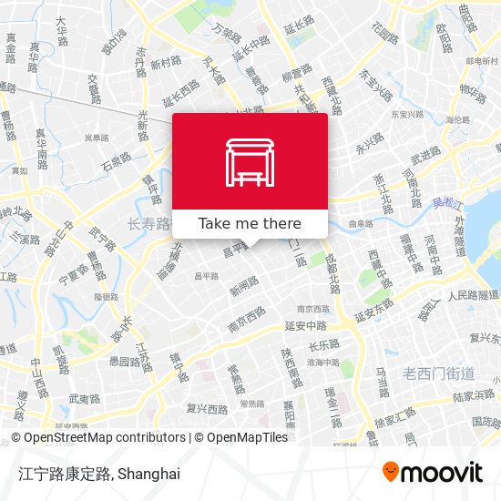 江宁路康定路 map