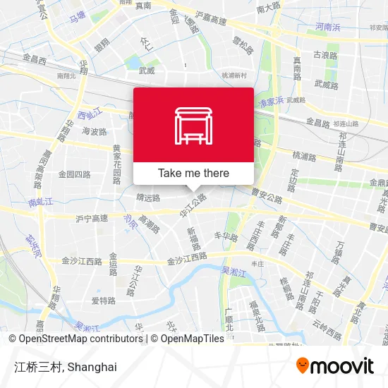 江桥三村 map