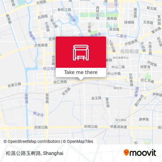 松蒸公路玉树路 map