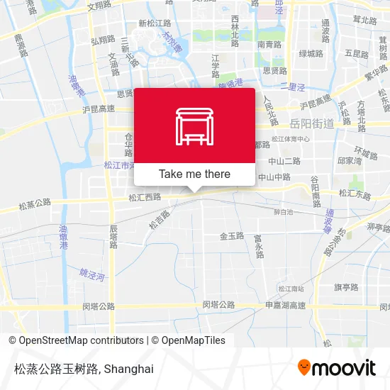 松蒸公路玉树路 map