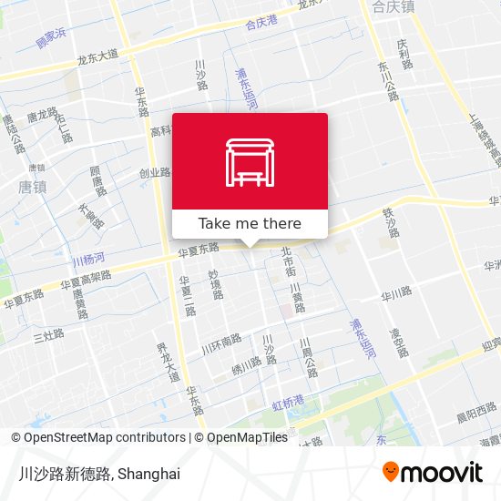川沙路新德路 map