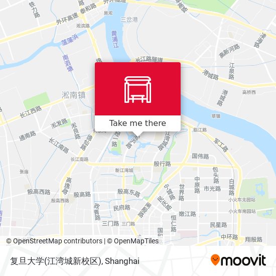 复旦大学(江湾城新校区) map