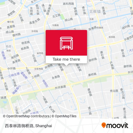 西泰林路御桥路 map