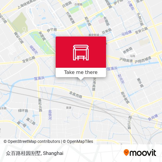 众百路桂园别墅 map