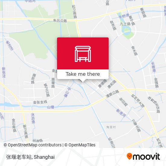 张堰老车站 map