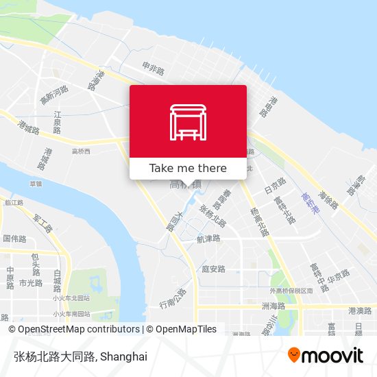 张杨北路大同路 map