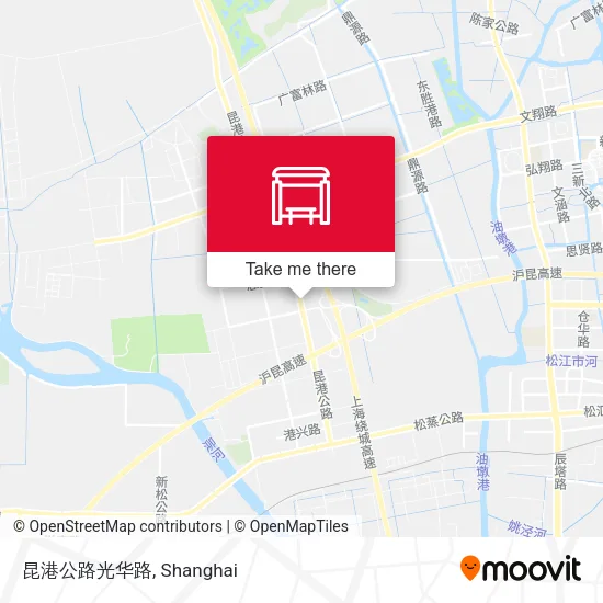 昆港公路光华路 map