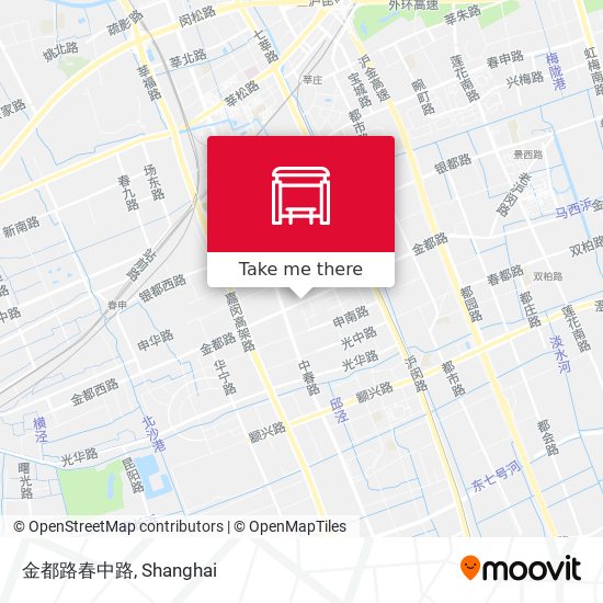 金都路春中路 map
