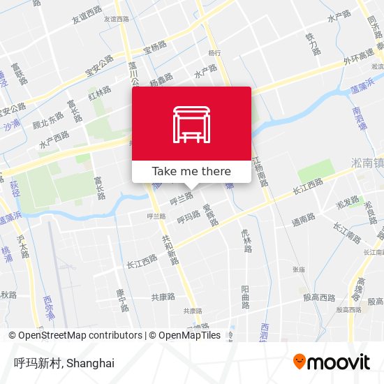 呼玛新村 map