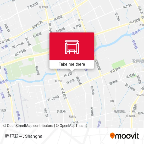 呼玛新村 map