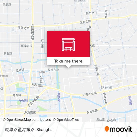 崧华路盈港东路 map