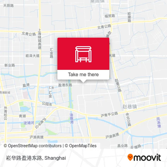 崧华路盈港东路 map