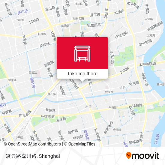凌云路嘉川路 map
