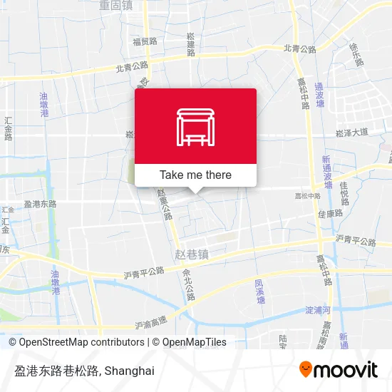 盈港东路巷松路 map