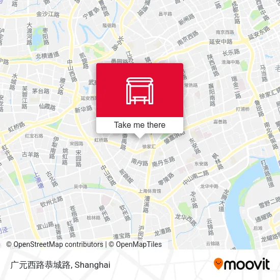 广元西路恭城路 map