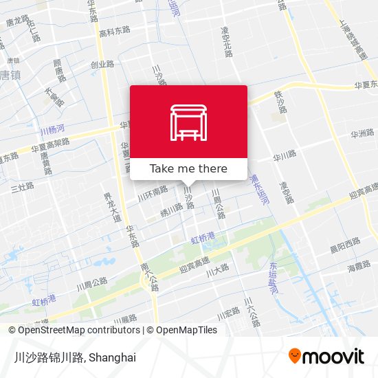 川沙路锦川路 map