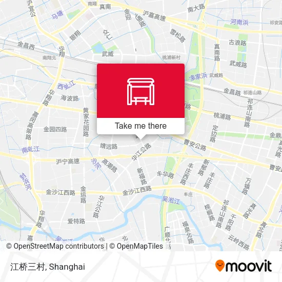 江桥三村 map