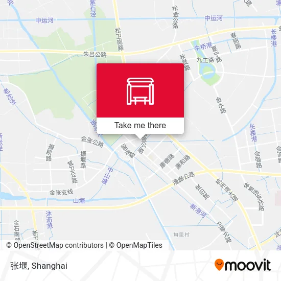 张堰 map