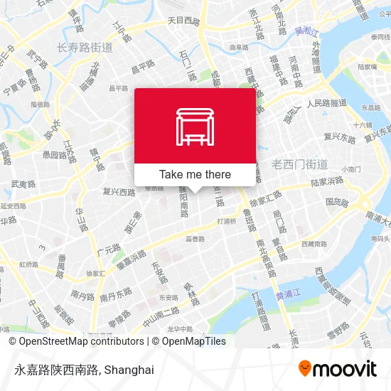 永嘉路陕西南路 map