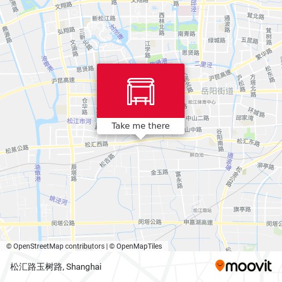 松汇路玉树路 map
