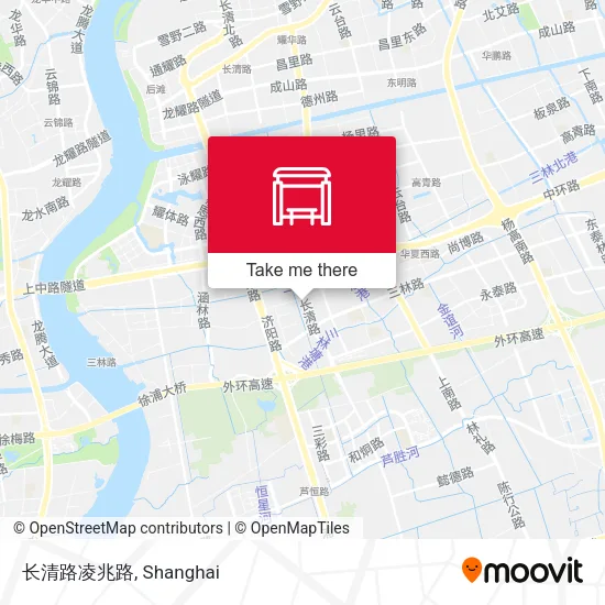 长清路凌兆路 map