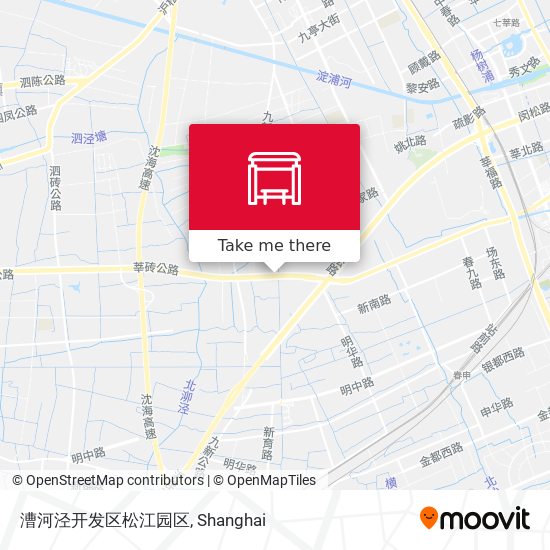 漕河泾开发区松江园区 map