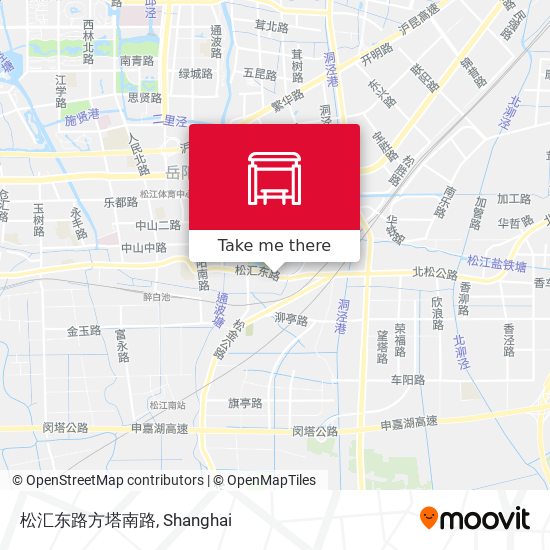 松汇东路方塔南路 map