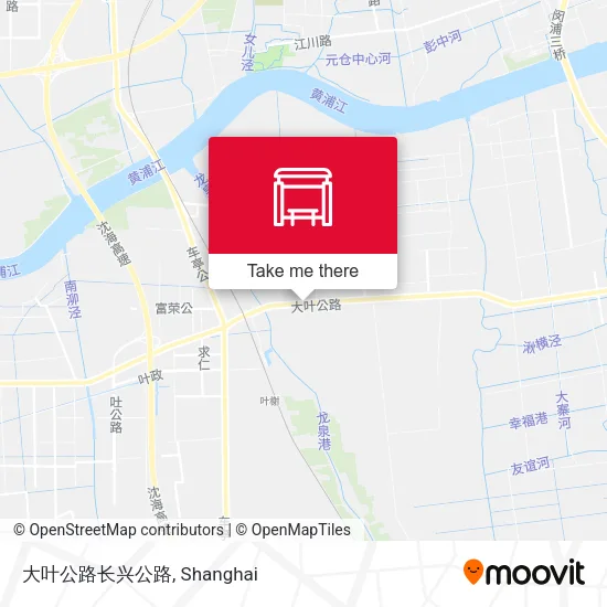 大叶公路长兴公路 map