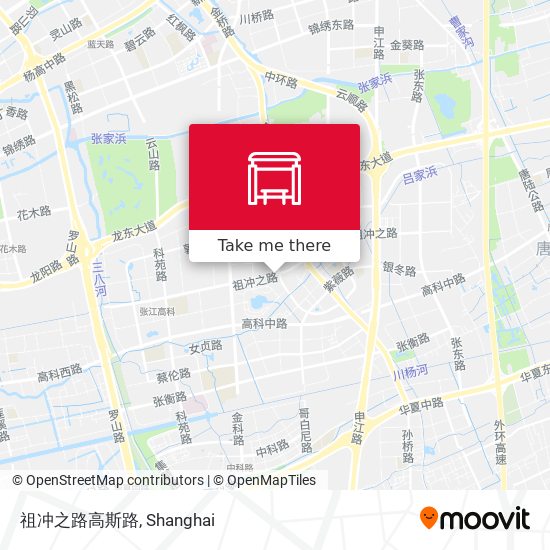 祖冲之路高斯路 map