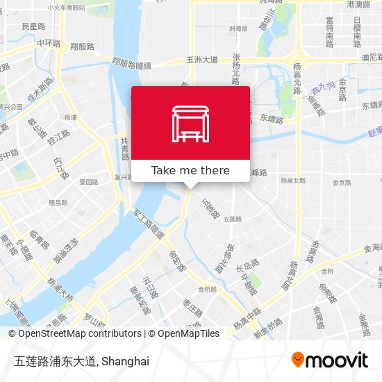 五莲路浦东大道 map
