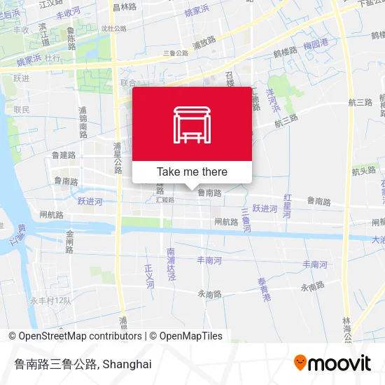 鲁南路三鲁公路 map