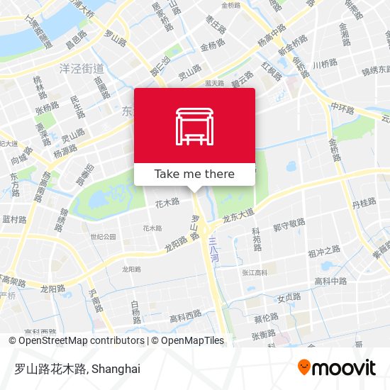 罗山路花木路 map