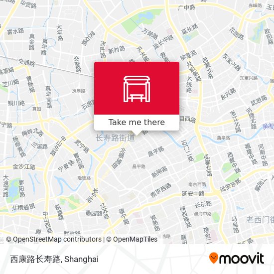 西康路长寿路 map