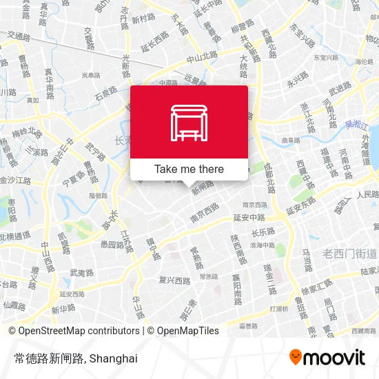 常德路新闸路 map