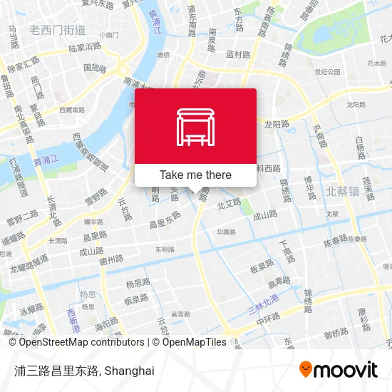 浦三路昌里东路 map