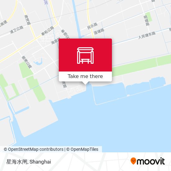 星海水闸 map