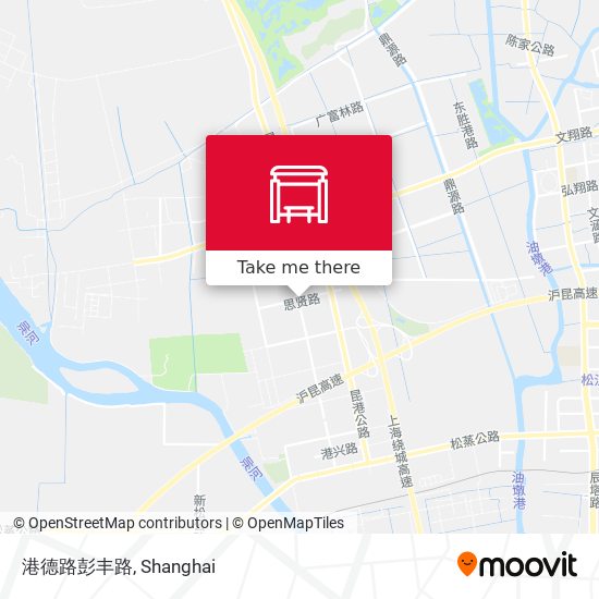 港德路彭丰路 map