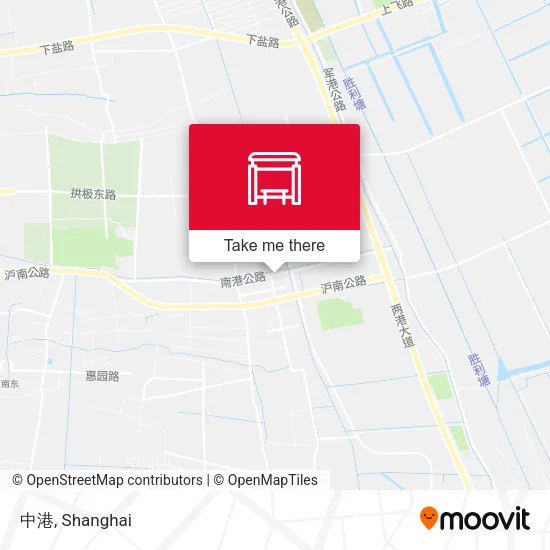 中港 map