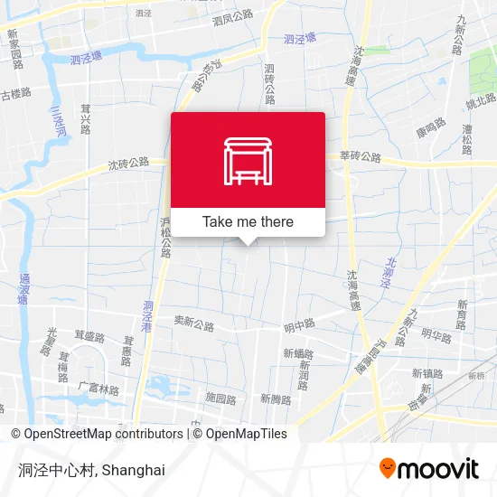 洞泾中心村 map