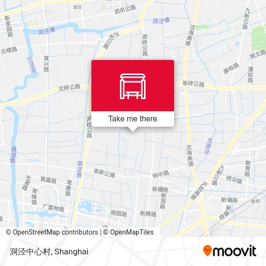 洞泾中心村 map