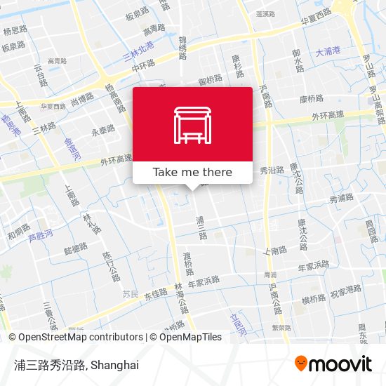 浦三路秀沿路 map