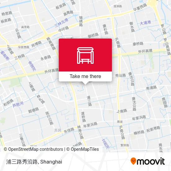 浦三路秀沿路 map