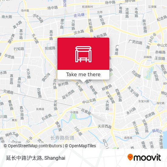 延长中路沪太路 map