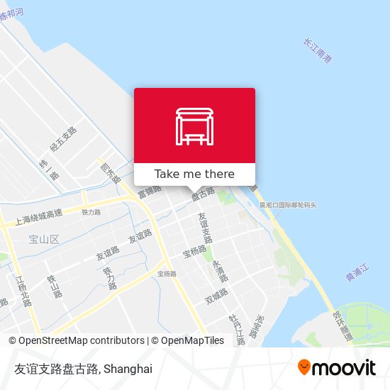 友谊支路盘古路 map