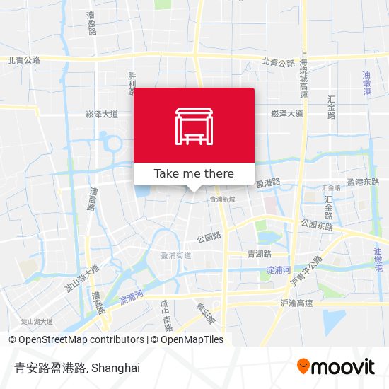 青安路盈港路 map